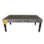 Leelawati Arts : Bone Inlay Flower Design Coffee Table