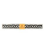 Leelawati Arts : Bone Inlay Black And White Eye Design Serving Tray - Image 2