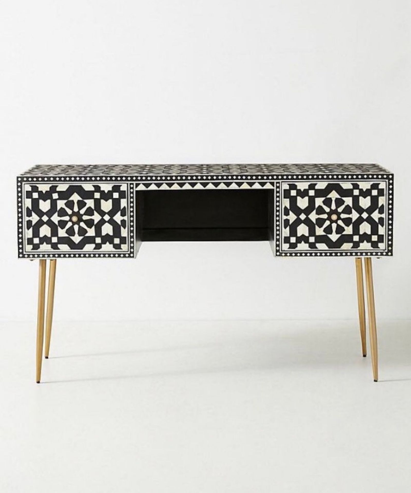 Untitled-design-2022-01-11T113507.958.jpg Leelawati Arts : Wooden Bone Inlay Desk Console Writing Desk - Image 1