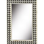 Leelawati Arts : Wall Decor Bone Inlay Black And White Color Mirror Frame