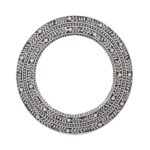 Leelawati Arts : Wall Decor Bone Inlay Black Mirror Frame