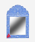 Blue Bone Inlay Mirror Frame