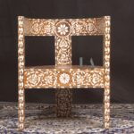 Leelawati Arts : Luxury Wood Bone Inlay Chair
