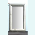 Bone Inlay Mirror Frame