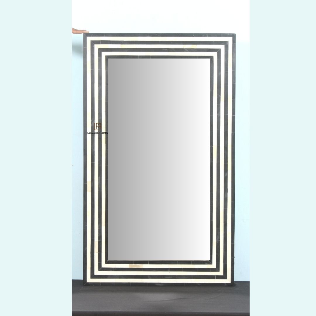 1 Bone Inlay Mirror Frame - Image 1