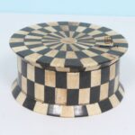 Leelawati Arts : Home Décor Bone Inlay Box Gift Box Black & White Box