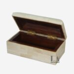 Leelawati Arts : Home Decorative Bone Carving Design Shape Storage Box - Image 3