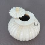 Leelawati Arts : Home Decorative Round Shape Bone Carving Design Jewelry Box - Image 3