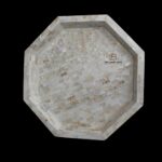 Mother Of Pearl Flower Design Serving Tray - Image 3