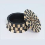 Leelawati Arts : Home Décor Bone Inlay Box Gift Box Black & White Box - Image 3
