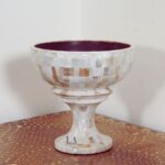 Leelawati Arts : Home decorative wood mother of pearl Palest Round Bowl