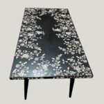 Bone Inlay Dining Table Home Décor Wood Bone Inlay Hall Table - Image 3