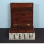 Bone Inlay Box, Home Décor Jewelry box, Storage box, Gifts Box, Handmade Box, Antique Unique Box - Image 3