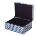 Leelawati Arts : Home Décor Wood Bone Inlaid jewelry box | decorative box | Unique Box (Copy) - Image 4