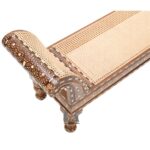 Leelawati Arts : Home Decorative Wood Bone Inlay Chair | Canning Chair | Sitting Chair | Luxury Chair | Carving Chair - Image 3