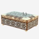 Leelawati Arts : Home Décor Wood Bone Inlaid Jewelry Box | Antique Decorative Box | Unique Box