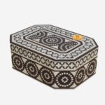 Leelawati Arts : Home Décor Wood Bone Inlay Box Jewelry Box | Antique Decorative Box | Unique Box