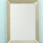 Home Decor Mother Of Pearl Mirror Frame Luxury Design Handmade MOP Mirror Frame