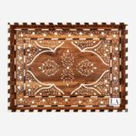 Leelawati Arts : Home Decorative Wood Bone Inlay Serving Tray And Wood Bone Antique Design Handmade Serving Tray