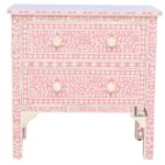 Leelawati Art : Home Decor Wood Bone Inlay Chest Of Drawer Side Board And Antique Design Handmade Wood Bone Inlay 2 Drawer Dresser Side Board