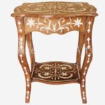 Bone Inlay Center Table