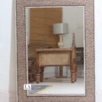 Home Décor Mother Of Pearl Mirror Frame Antique Design Handmade Mother Of Pearl Mirror Frame
