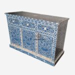 Mother of Pearl Sideboard Buffets Door Drawer Cabinet