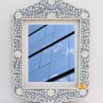 BONE INLAY MIRROR FRAME