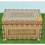 Leelawati Arts : Wood Mother Of Pearl Inlay decoration jewellery Box