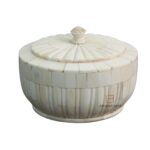 Leelawati Arts : Bone Inlay Home Decorative Carving Round Storage Box