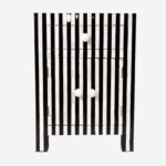 Bone Inlay Chest of Bedside Table