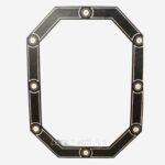 Octangle Design Bone Inlay Mirror Frame