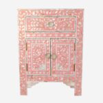 Mother Of Pearl Inlay Bedside Table