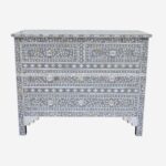 Mother Of Pearl Inlay Chest Of Drawer