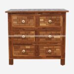 Bone Inlay Chest Of Drawer