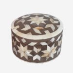 Mother of Pearl Brown Decorative Box