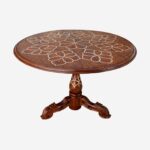 Mother Of Pearl Brown Coffee Table