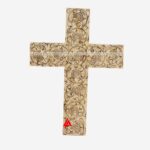 Antique Decorative Bone inlay Wall Cross