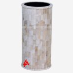 Mother Of Pearl White Pot And Vases