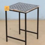 Mother Of Pearl Stool and Side Table